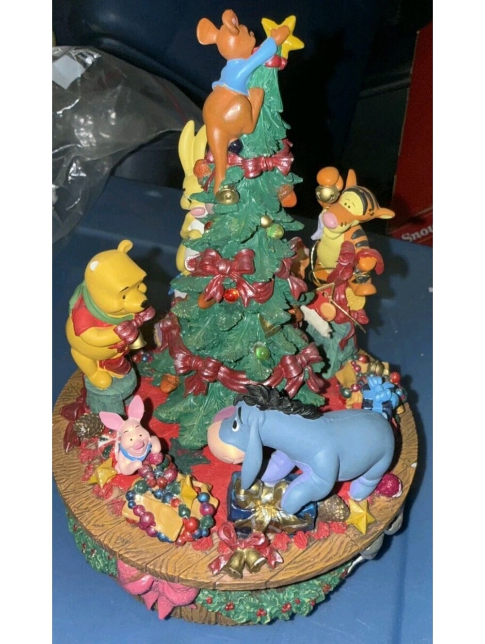 Winnie The Pooh And Friends Christmas Tree Music Box